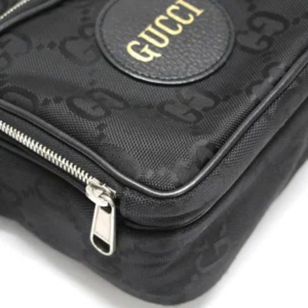 Gucci Off the Grid Shoulder Bag Canvas Leather Black - Picture 3 of 6